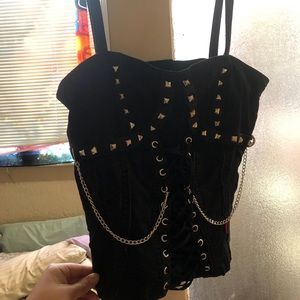 Tripp NYC goth princess corset!